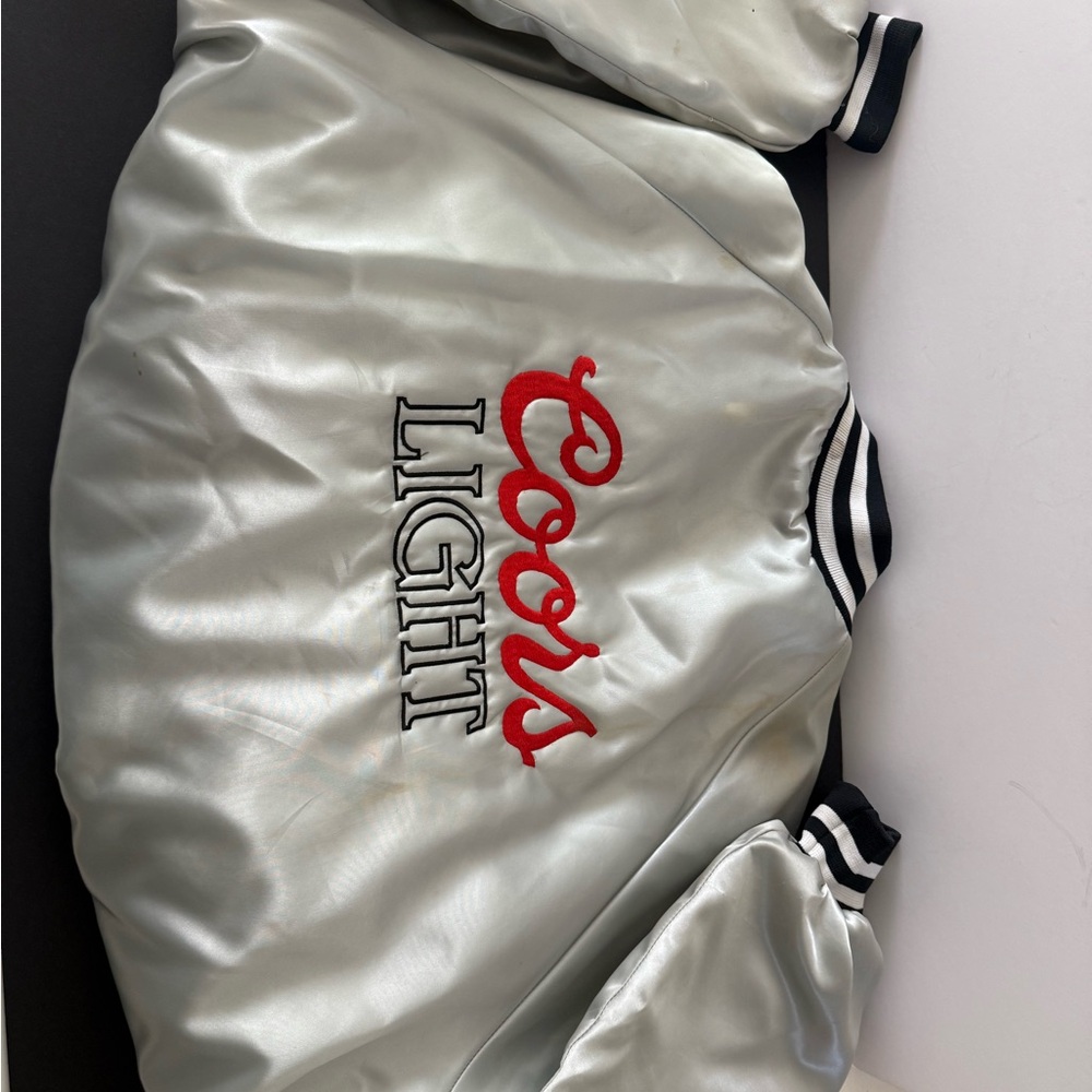 Coors Light Silver Bomber Jacket - image 5
